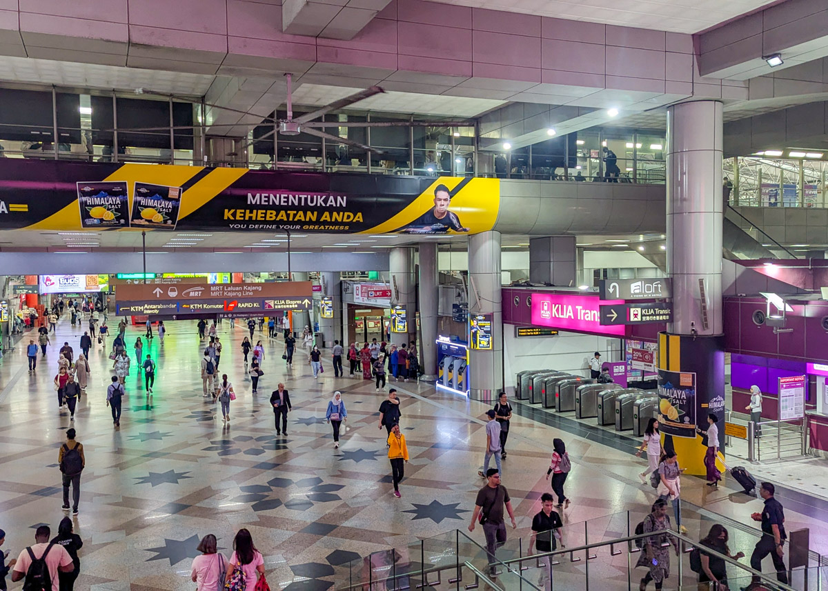 Terminal interior at Kuala Lumpur International Airport