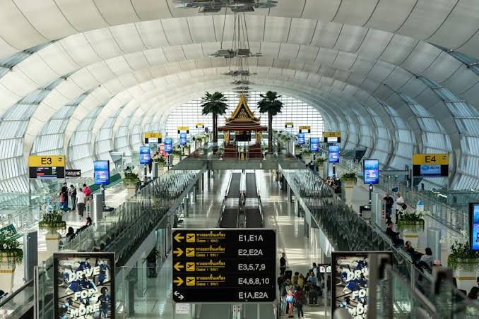 Suvarnabhumi Airport departure terminal, Bangkok